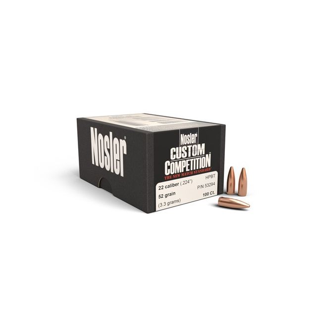 Nosler Custom Competition Projectiles HPBT W Cannelure - 6.8MM 115G X100