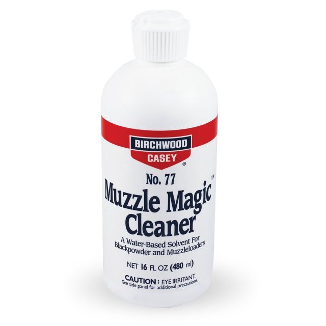 BIRCHWOOD CASEY MUZZLE MAGIC NO. 77 CLEANER, 16 FL. OZ. BOTTLE