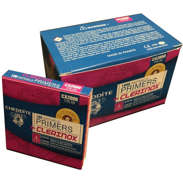 CHEDDITE CX2000 SHOTSHELL PRIMERS (X1000)