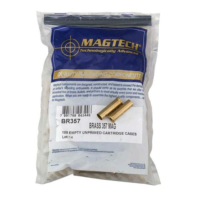 MAGTECH PISTOL BRASS - .357 REM MAG (x100)