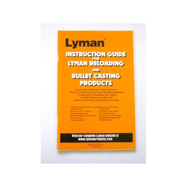 Lyman Reloading and Cast Bullet Users Guide